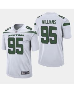 Men's New York Jets #95 Quinnen Williams 2019 White Vapor Untouchable Limited Stitched NFL Jersey