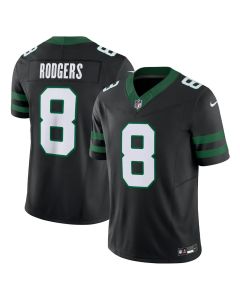 Men's New York Jets Aaron Rodgers Legacy Black Alternate Vapor F.U.S.E. Limited Jersey (Black)