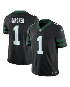 Men's New York Jets Ahmad Sauce Gardner Legacy Black Alternate Vapor F.U.S.E. Limited Jersey