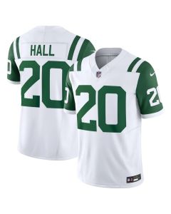 Men's New York Jets Breece Hall White Classic Alternate Vapor F.U.S.E. Limited Jersey