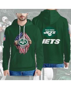 Men's New York Jets Green 3D Trending T-Shirt Hoodie