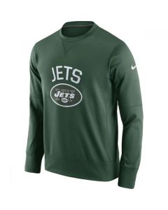 Men's New York Jets Green Sideline Circuit Performance Sweatshirt