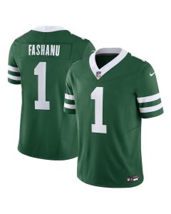 Men's New York Jets Olu Fashanu Gotham Green 2024 NFL Draft First Round Pick Player F.U.S.E. Vapor Untouchable Limited Stitched Football Jersey