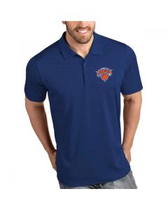 Men's New York Knicks Antigua Blue Legacy Pique Polo