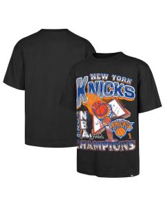 Men's New York Knicks Black 2026 NBA Finals Champions Foundation T-Shirt (Black)