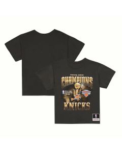 Men's New York Knicks Black 2026 NBA Finals Champions T-Shirt
