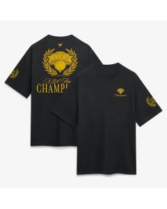 Men's New York Knicks Black 2026 NBA Finals Champions x USA 250th Heavyweight T-Shirt