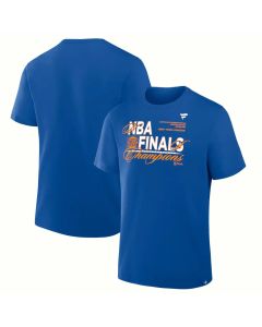 Men's New York Knicks Blue 2026 NBA Finals Champions Celebration T-Shirt