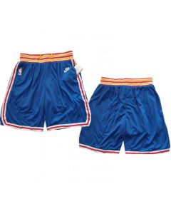 Men's New York Knicks Blue Shorts(Run Small)
