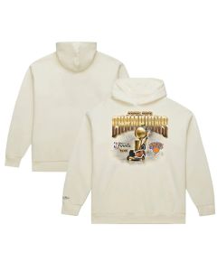 Men's New York Knicks Cream 2026 Finals Champions Hoodie (Cream)