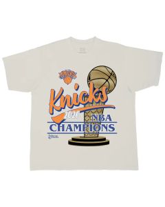 Men's New York Knicks Cream 2026 NBA Finals Champions Entertainer Urban T-Shirt (Cream)