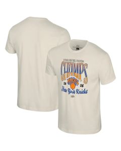 Men's New York Knicks Natural 2026 NBA Finals Champions Sky High T-Shirt (2026)