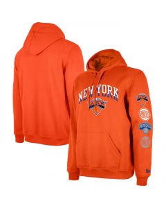 Men's New York Knicks Orange 2023/24 City Edition Pullover Hoodie