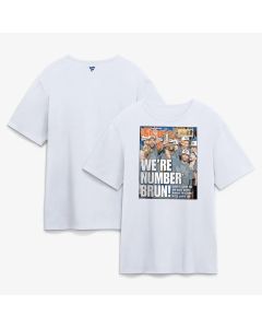 Men's New York Knicks x New York Post White 2026 NBA Finals Champions Newspaper Cover T-Shirt