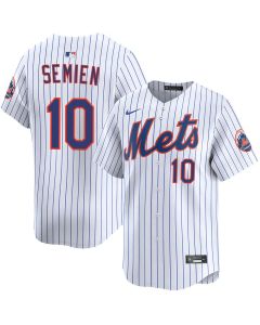 Men's New York Mets #10 Marcus Semien White Home Limited Jersey