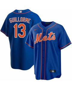 Men's New York Mets #13 Luis Guillorme Royal Cool Base Stitched Baseball Jersey