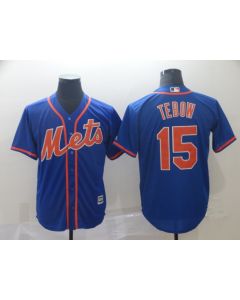 Men's New York Mets #15 Tim Tebow Blue 2019 Cool Base Stitched MLB Jersey
