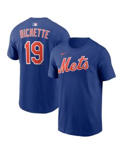 Men's New York Mets #19 Bo Bichette Royal Name & Number T-Shirt (Royal)