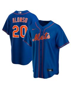 Men's New York Mets #20 Pete Alonso Blue Cool Base Stitched MLB Jersey