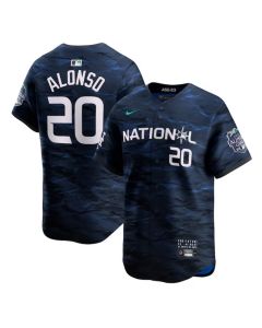 Men's New York Mets #20 Pete Alonso Royal 2023 All-star Cool Base Stitched Baseball Jersey