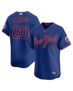 Men's New York Mets #20 Pete Alonso Royal Alternate 2025 Limited Stitched Jersey (Royal)