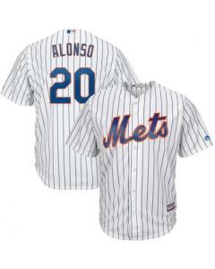 Men's New York Mets #20 Pete Alonso White 2019 Cool Base Stitched MLB Jersey