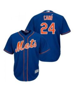 Men's New York Mets #24 Robinson Cano Blue 2019 Cool Base Stitched MLB Jersey