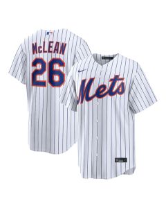 Men's New York Mets #26 Nolan McLean 2026 White Cool Base Stitched Baseball Jersey