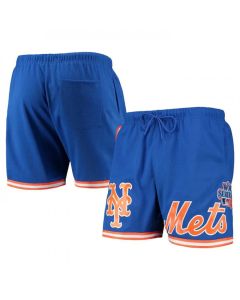 Men's New York Mets Royal Team Logo Mesh Shorts