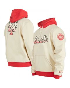 Men's New York Mets White Color Pack Team Front & Back Pullover Hoodie