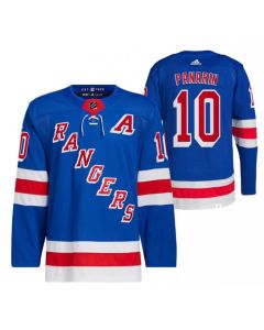 Men's New York Rangers #10 Artemi Panari Blue Stitched Jersey