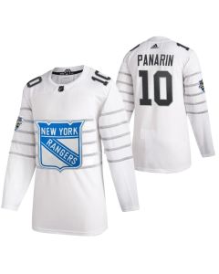 Men's New York Rangers #10 Artemi Panarin 2020 White All Star Stitched NHL Jersey