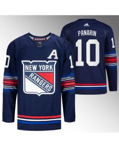 Men's New York Rangers #10 Artemi Panarin Navy Stitched Jersey