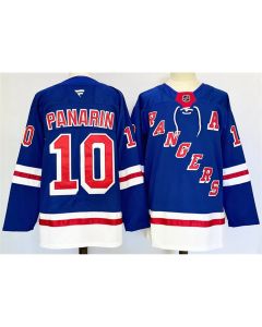 Men's New York Rangers #10 Artemi Panarin Royal 2024-25 Home With A Patch Stitched Hockey Jersey