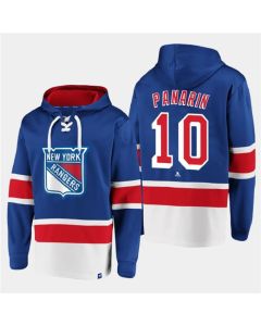 Men's New York Rangers #10 Artemi Panarin Royal All Stitched Sweatshirt Hoodie