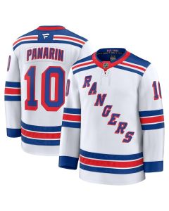 Men's New York Rangers #10 Artemi Panarin White Away Premium Jersey