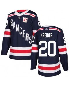 Men's New York Rangers #20 Chris Kreider 2021 Navy Reverse Retro Stitched Jersey
