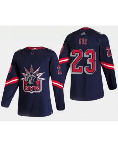 Men's New York Rangers #23 Adam Fox 2021 Navy Reverse Retro Stitched Jersey