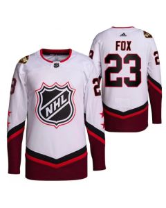 Men's New York Rangers #23 Adam Fox 2022 2022 All-Star White Stitched Jersey