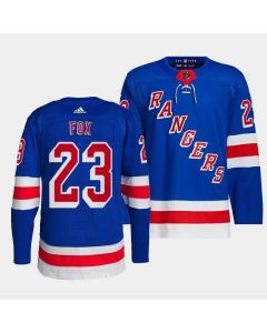 Men's New York Rangers #23 Adam Fox Royal Stitched Jersey