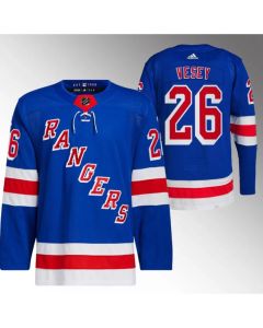 Men's New York Rangers #26 Jimmy Vesey Blue Stitched Jersey