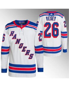 Men's New York Rangers #26 Jimmy Vesey White Stitched Jersey