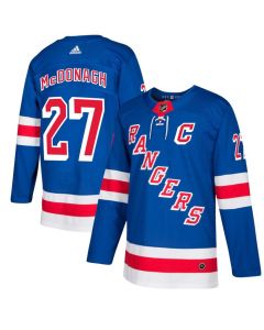 Men's New York Rangers #27 Ryan McDonagh Royal Blue Stitched NHL Jersey