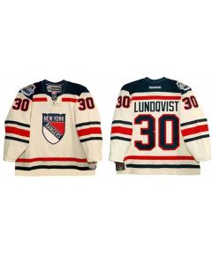 Men's New York Rangers #30 Henrik Lundqvist 2012 'Winter Classic' Stitched Hockey Jersey