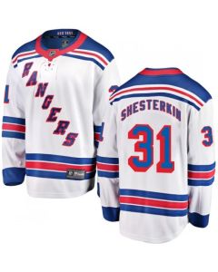 Men's New York Rangers #31 Igor Shesterkin White Home Stitched Jersey