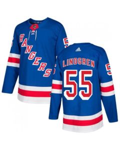 Men's New York Rangers #55 Ryan Lindgren Royal Stitched Jersey