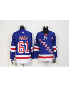 Men's New York Rangers #61 Rick Nash Royal Blue Stitched NHL Jersey