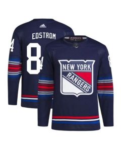 Men's New York Rangers #84 Adam Edstrom Navy Stitched Jersey
