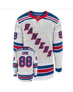 Men's New York Rangers #88 Patrick Kane White Stitched Jersey