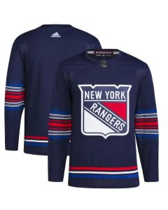 Men's New York Rangers Blank Navy Stitched Jersey